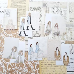 Windry R. - Note Paper Set - Dolls Card Sets