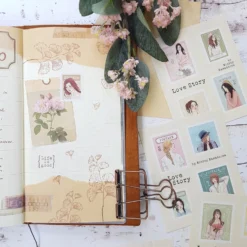 Planner Stickers Windry R. - Planner Sticker - Love Story (Postal Stamps) 4 Planner Stickers Windry R. - Planner Sticker - Love Story (Postal Stamps)