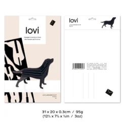 Lovi - Ornament - Labrador - 15cm - Black 5 Lovi - Ornament - Labrador - 15cm - Black