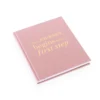 Notebooks Bookbinders Design - Cloth Notebook - Quote - Every Journey - Dusty Pink