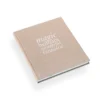 Bookbinders Design - Cloth Notebook - Quote - Magic Brilliant - Sandbrown