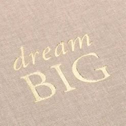 Notebooks Bookbinders Design - Cloth Notebook - Quote - Dream Big - Sandbrown 3 Notebooks Bookbinders Design - Cloth Notebook - Quote - Dream Big - Sandbrown