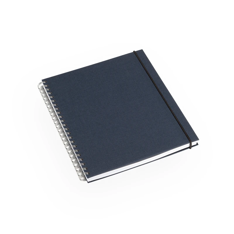 notebook-wire-o-smoke-blue.png Notebooks Bookbinders Design - Notebook - Wire-O - Hard - Medium - Smoke Blue