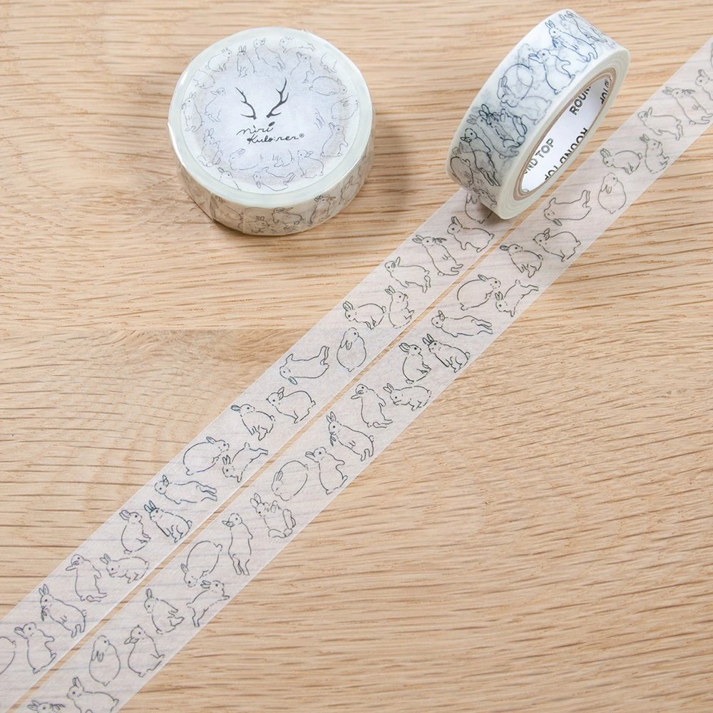 rabbit.jpg Round Top - MiriKulo:rer Design Washi Tape