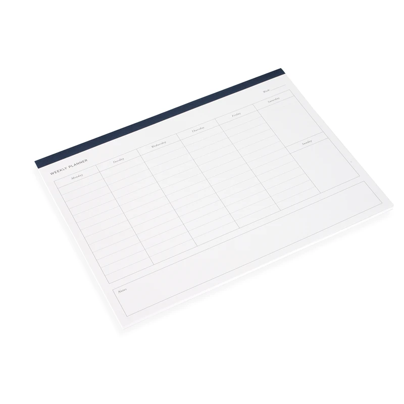 weeklyblue1.png Desk Pads & To-Dos Bookbinders Design - Planner - Weekly A4 - Smoke Blue