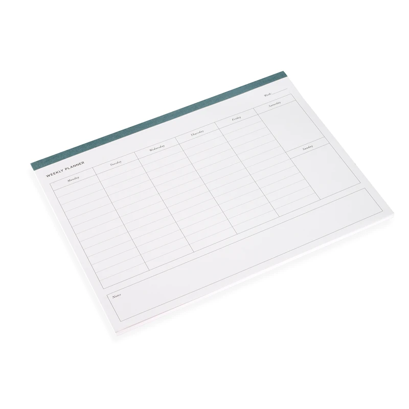 weeklygreen1.png Desk Pads & To-Dos Bookbinders Design - Planner - Weekly A4 - Dusty Green