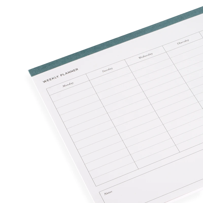 weeklygreen2.png Desk Pads & To-Dos Bookbinders Design - Planner - Weekly A4 - Dusty Green